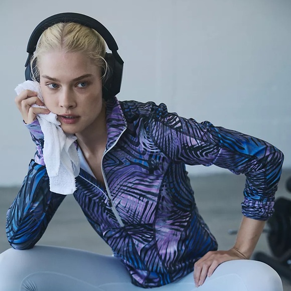 NWOT Free People You're A Peach Printed Outdoor Layer S - Picture 2 of 9